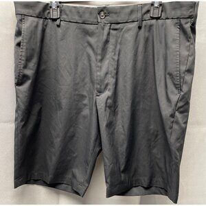 Walter Hagen Men's Black Flat Front Golf Shorts Size 38 SKU 3624